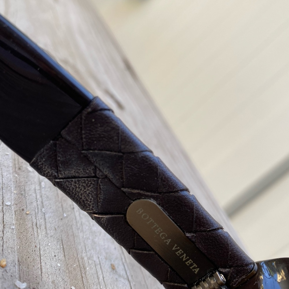 Bottega Veneta Intrecciato Detail Sunglasses - Picture 8 of 10
